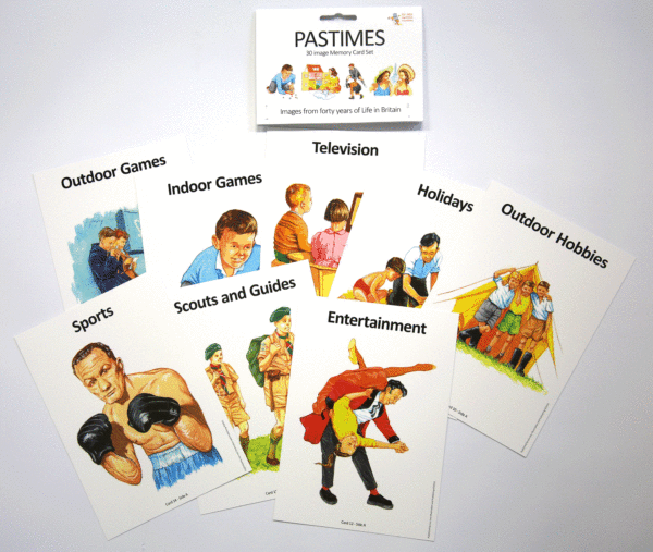 Pastimes Reminiscence Cards