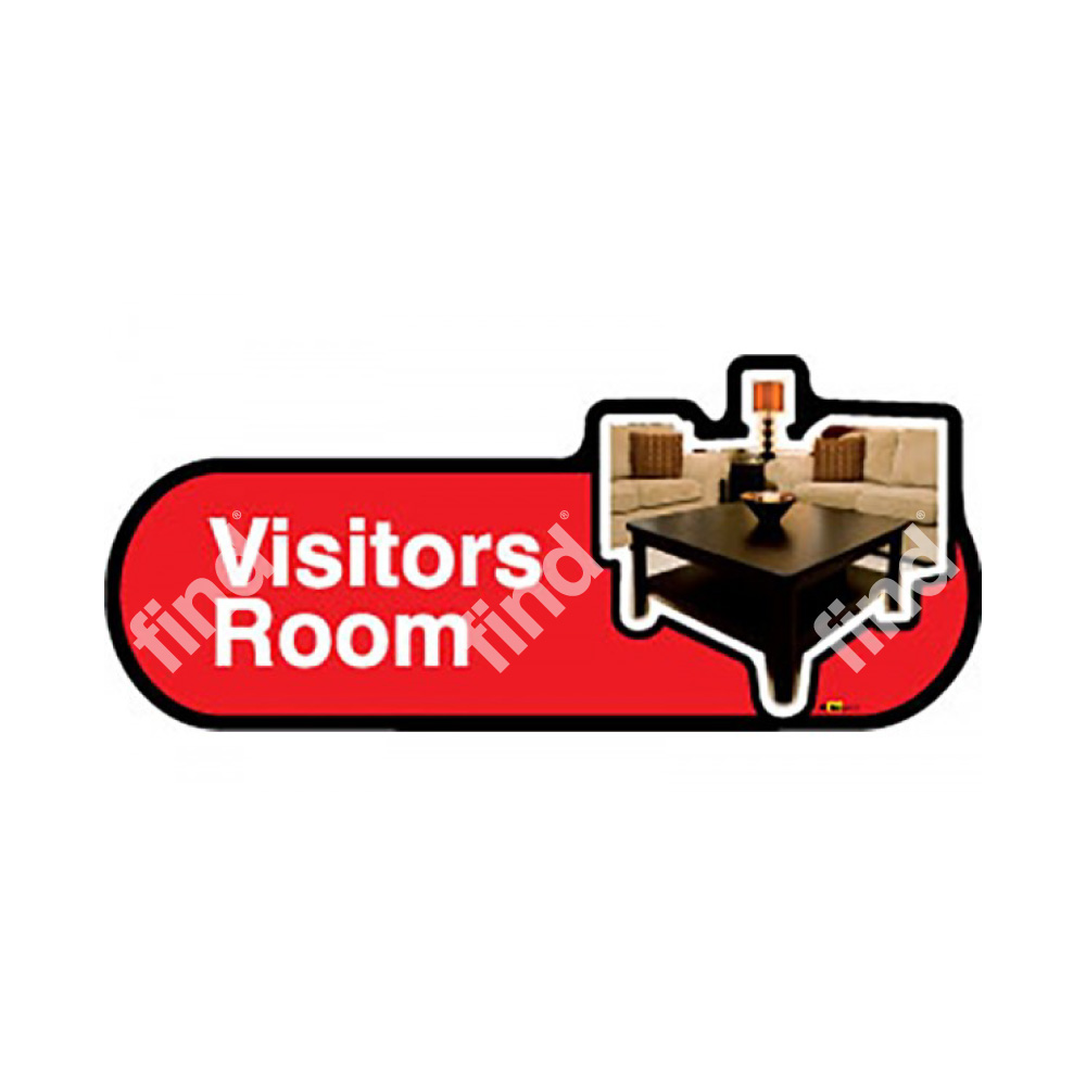 Visitor Room Sign