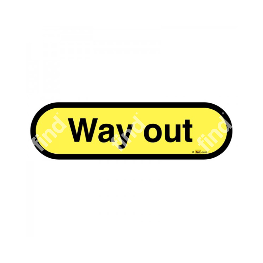 Way Out Sign